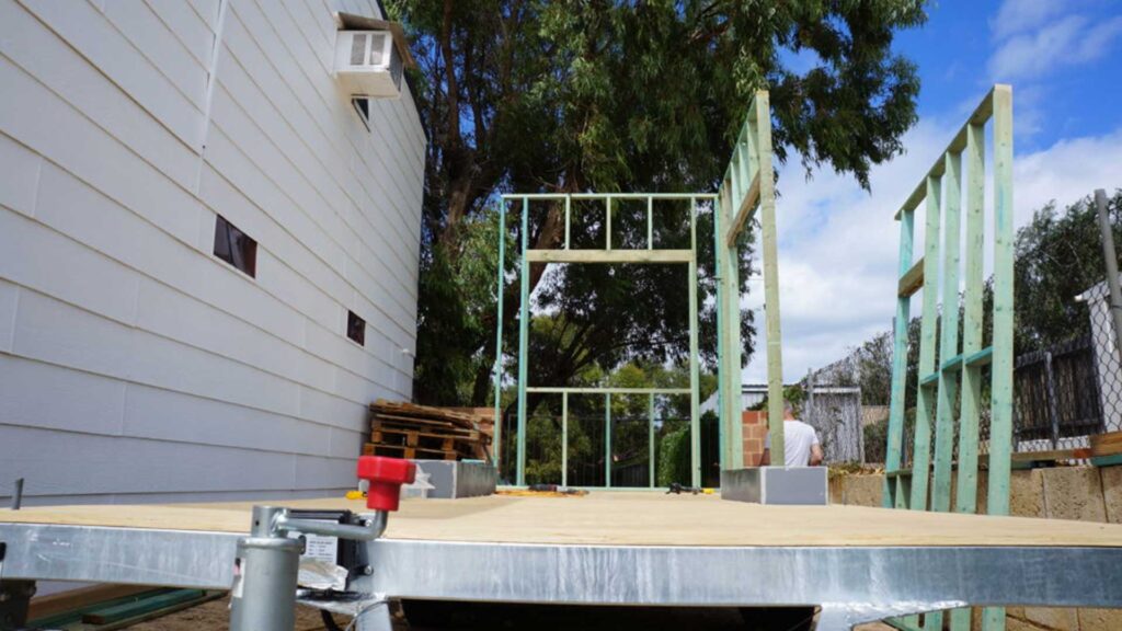 Timber Frame Tiny House Build