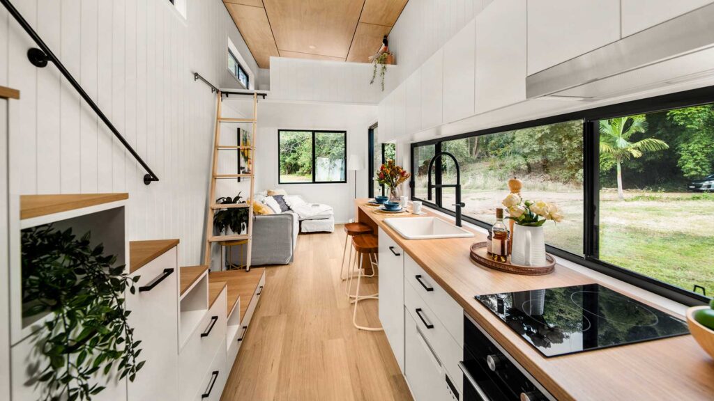Minimalist Tiny House space 