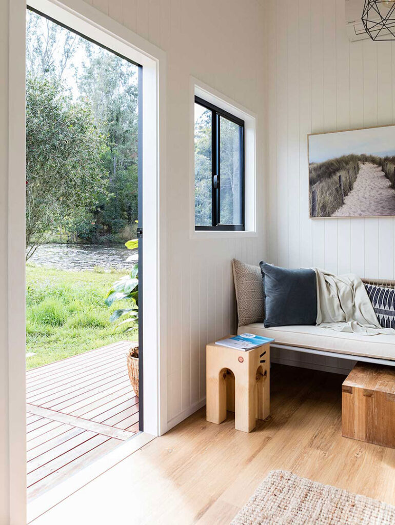 Tiny House Interior Couch