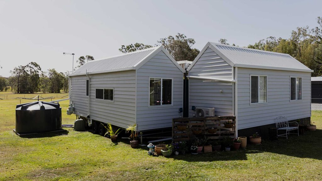 Tiny House With Rainwater Tank